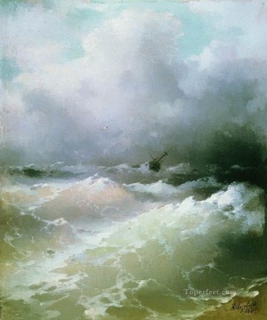 イワン・コンスタンティノヴィチ・アイヴァゾフスキー Painting - 海 1881 ロマンチックなイワン・アイヴァゾフスキー ロシア